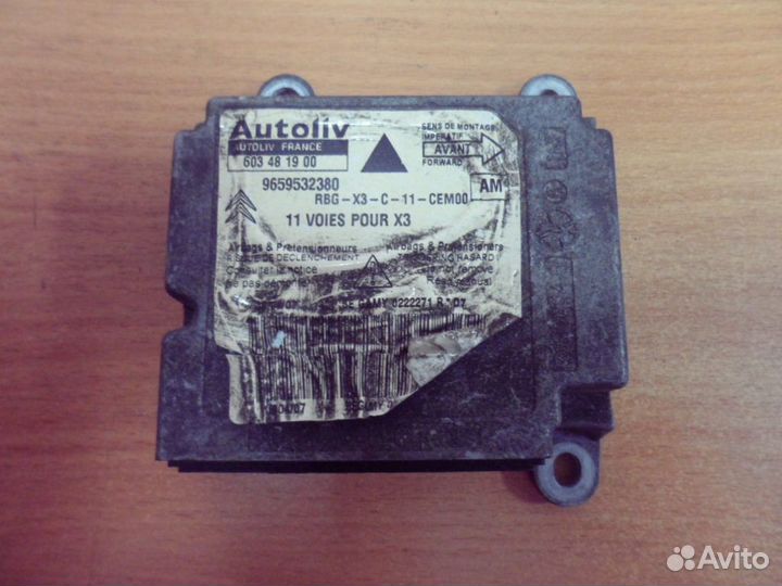 Блок управления AIR BAG citroen C5 2005-2008