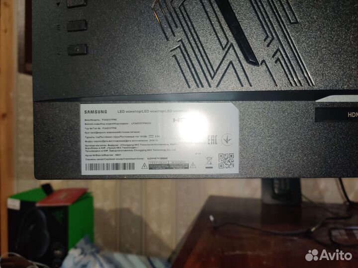 Монитор Samsung Odyssey G3 F24G33tfwi