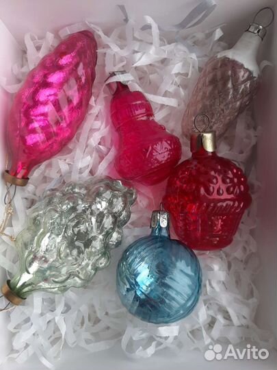 Елочные игрушки СССР Льдинки