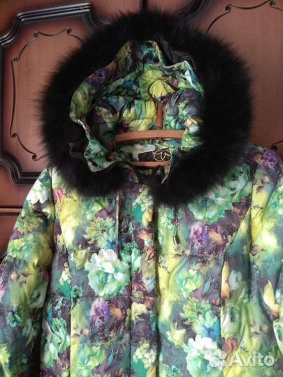 Пуховик куртка парка зима р 50-52
