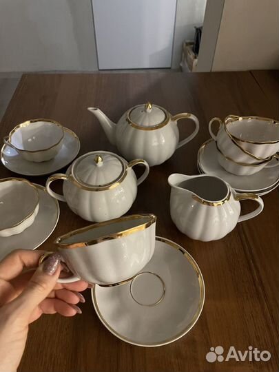 Чайный сервиз Дулево СССР 1963 г