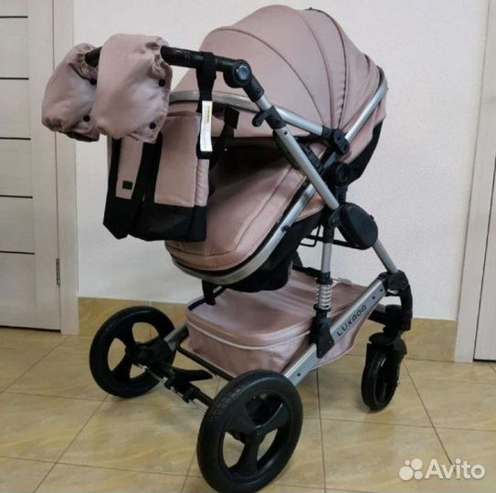 Коляска 3в1 трансформер Новая (Кремовый)