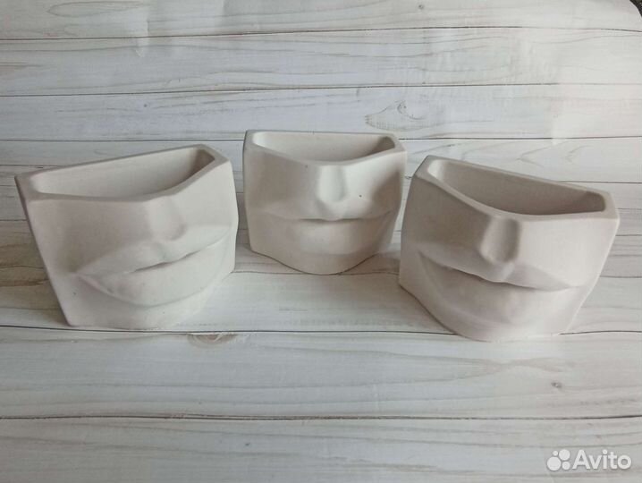 Кашпо из гипса