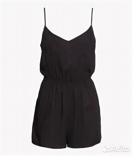 Комбенезон черный летний, легкий из H&M