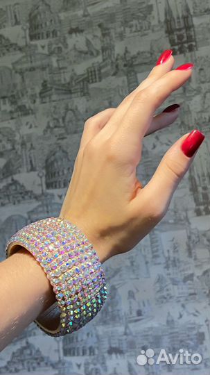 Браслеты стразовые для восточных танцев