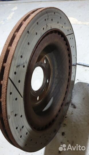 Задние тормозные диски Mercedes ML166 AMG