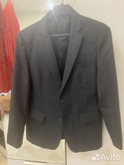 Костюм школьный серый