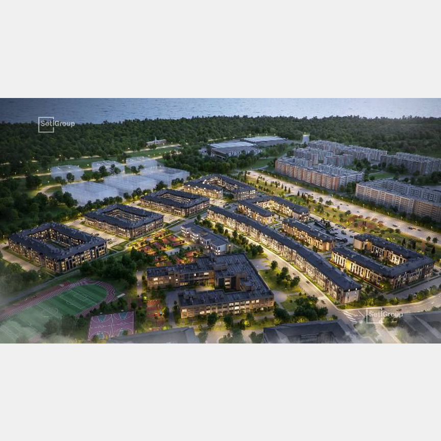 2-к. квартира, 51,7 м², 2/4 эт.