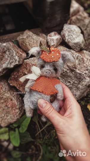 Игрушка хрюшка, свинка в стиле тедди, поросенок