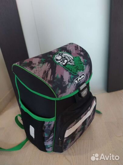 Рюкзак школьный для мальчика herlitz пенал мешок