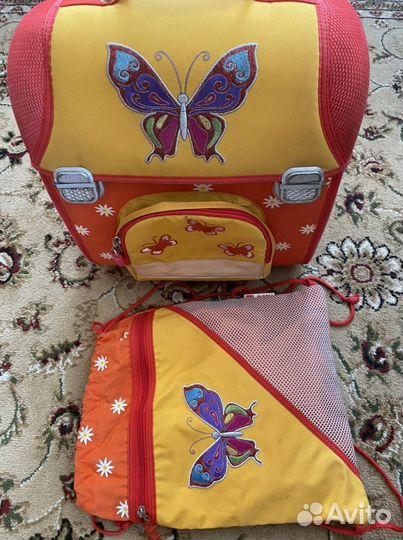 Ранец школьный hama Stер Вy Stеp с мешком для обув