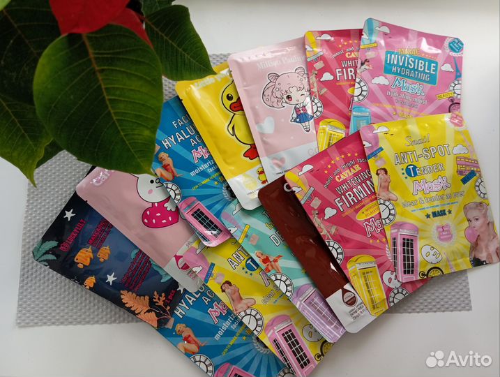 Тканевые маски для лица