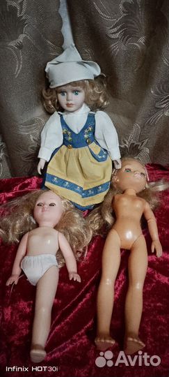 Куклы в ремонт, на запчасти