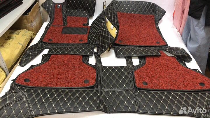 3D Коврики Range Rover Салон Багажник из Экокожи