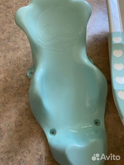 Ванночка для купания с горкой