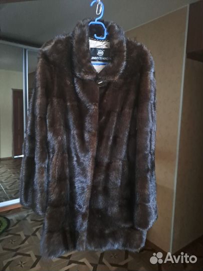 Шуба норковая 42 44 бу