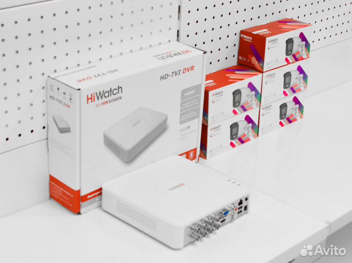 Видеокамеры наружные HiWatch 2Mpx ColorVu