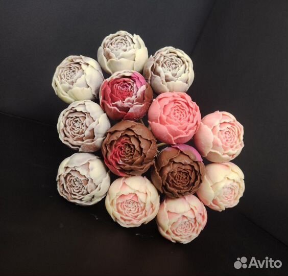 Букет Пионов из Бельгийского Шоколада