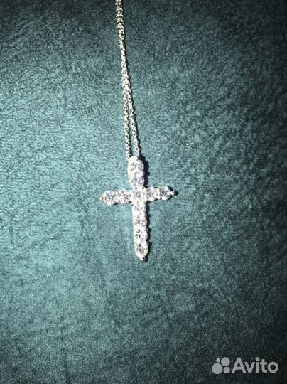 Подвеска Крестик на цепочке