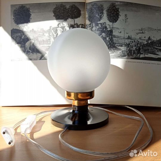 Винтажная настольная лампа СССР