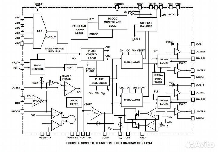 Микросхема ISL6264