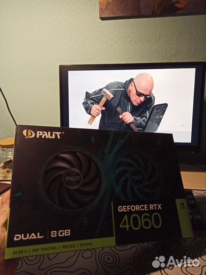 Видеокарта Palit GeForce RTX 4060 Dual