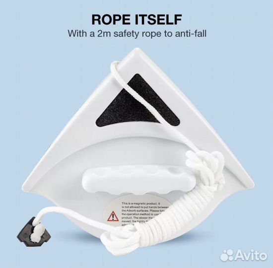 Магнитная щетка для мытья окон