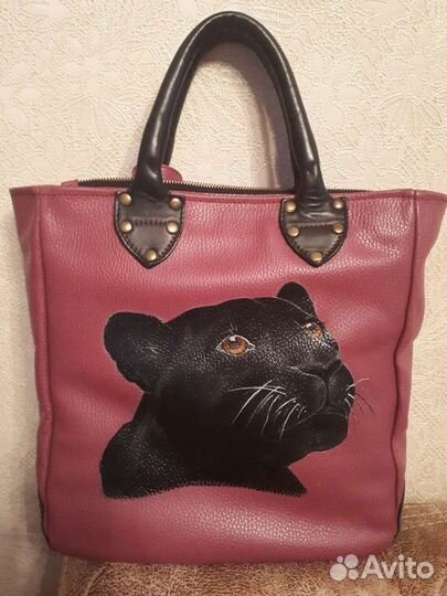 Сумка натуральная кожа