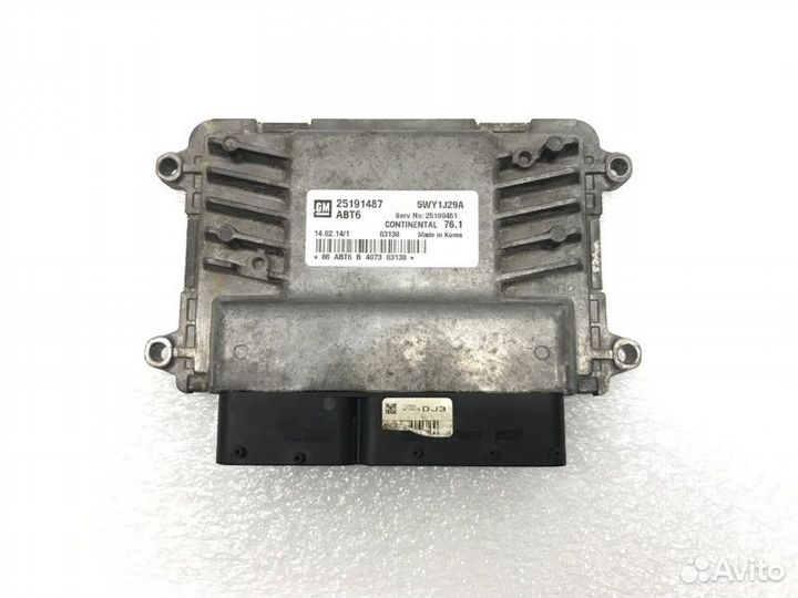 Блок управления двигателем Chevrolet Orlando 1.8