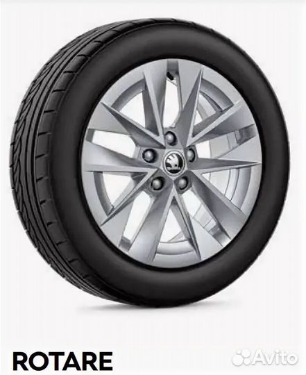Skoda Rotare 17е Диски Оригинал