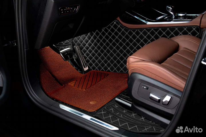 3D Коврики Audi Салон Багажник из Экокожи