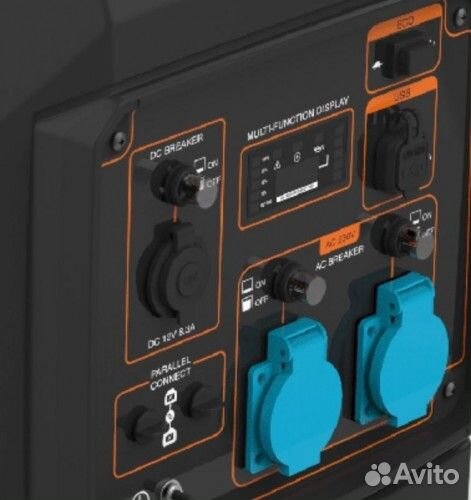 Генератор бензиновый zongshen BQH 3500 инверторный 1T90DF351