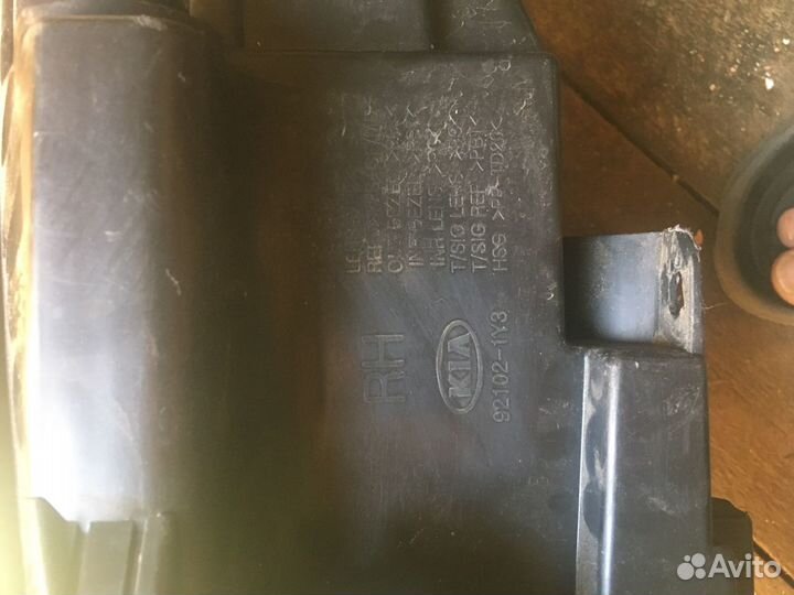 Правая фара и правая птф на picanto 2