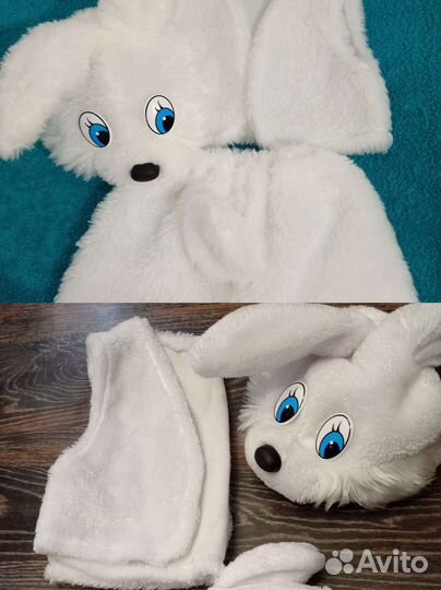 Новогодний костюм зайчика