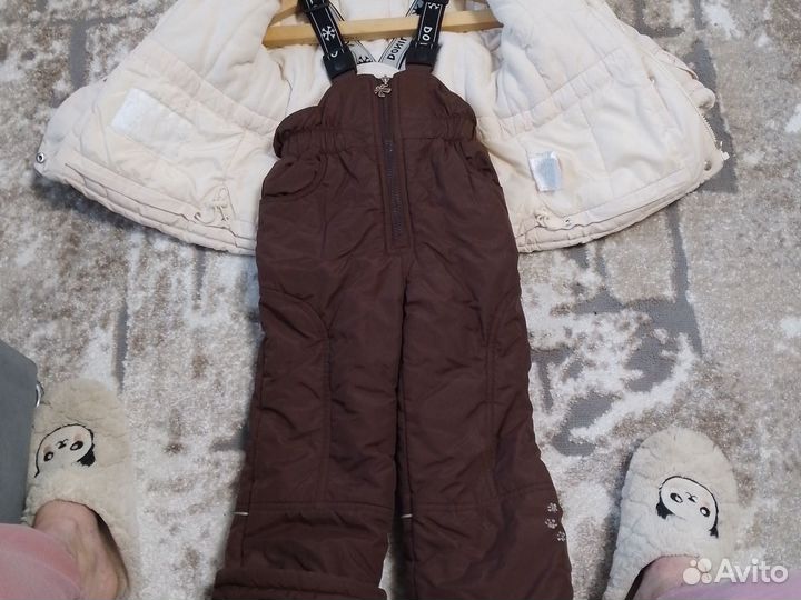 Зимний костюм для девочки 98