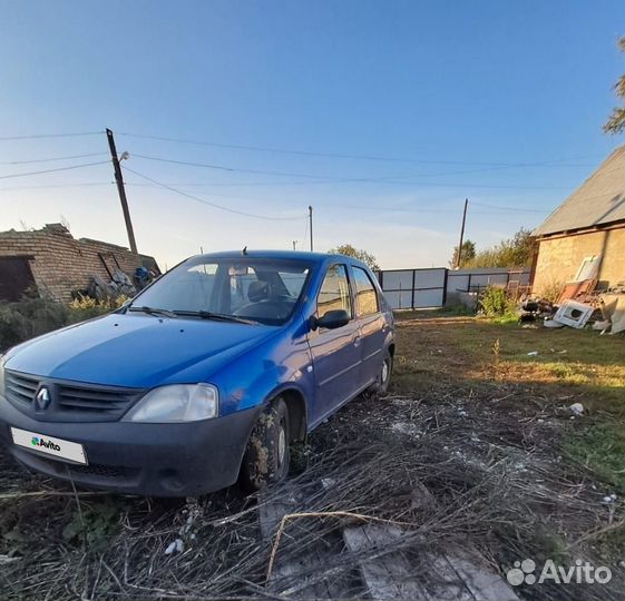 Renault Logan 1.4 МТ, 2006, битый, 500 000 км