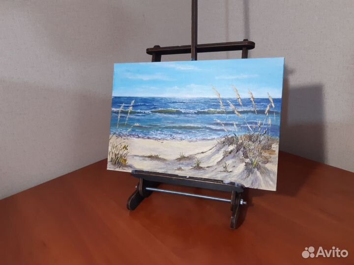 Картина маслом балтийское море дюны