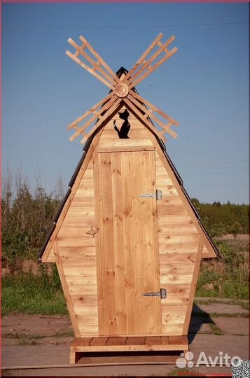 Дачный туалет с установкой JWL464