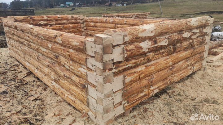 Сруб для бани 3x3