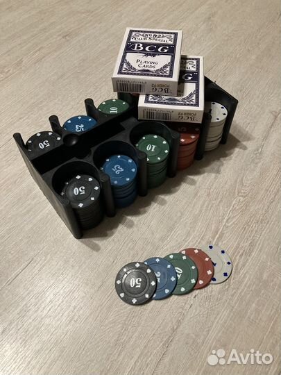 Покерный набор 200 фишек
