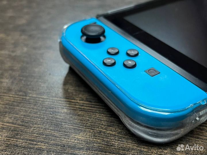 Бампер чехол прозрачный для Nintendo Switch