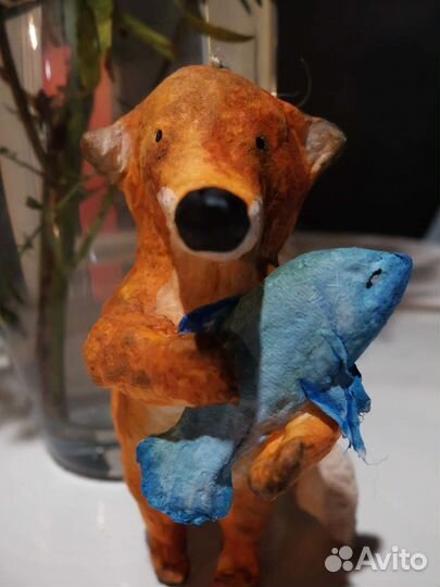 Ватные ёлочные игрушки