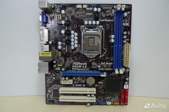 Мат. плата s1156 ASRock H55M-LE (Intel H55)(DDR3)