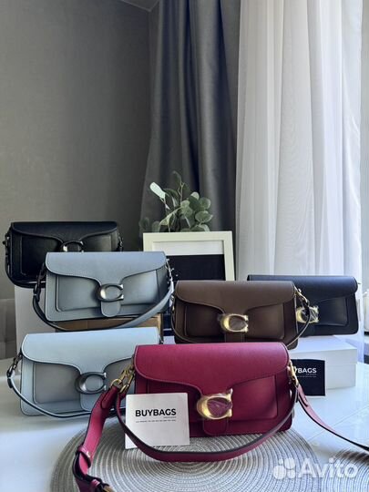 Сумка coach Tabby 26 натуральная кожа 7 цветов