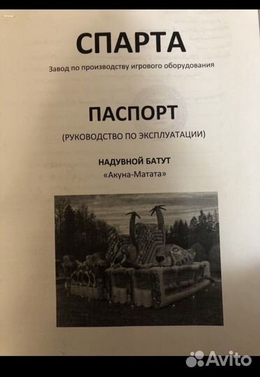 Надувной батут