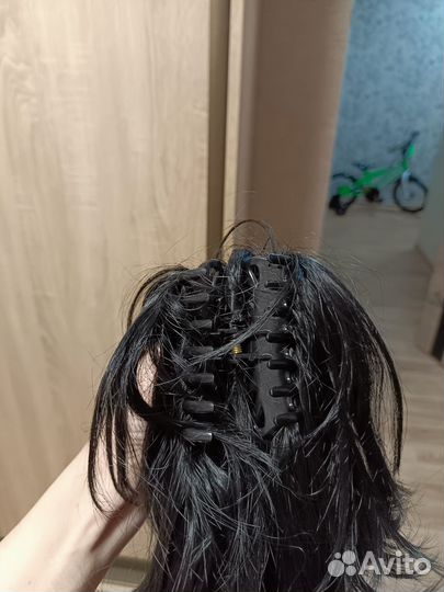 Накладной хвост на крабе черный новый