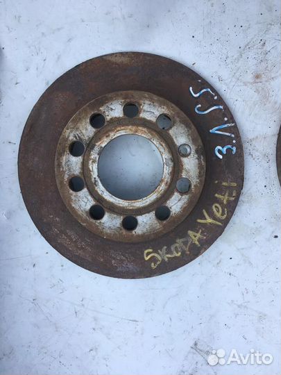 Диск тормозной задний Шкода Йети