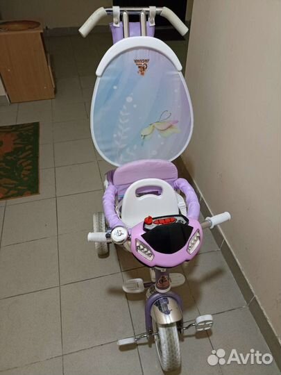 Трехколесный велосипед с родительской ручкой