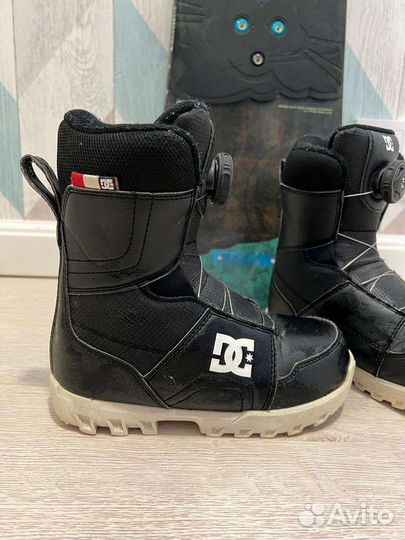 Сноубордические ботинки DC 33 р-р, 21см. BOA