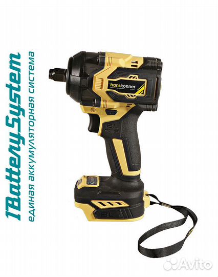 Аккумуляторный ударный гайковерт Hanskonner HCD206